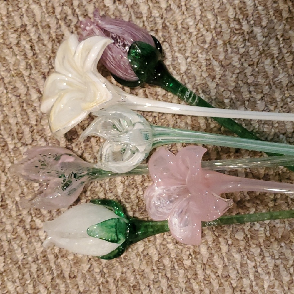 Glass bouquet